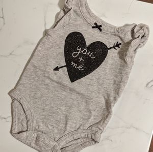 Newborn you+me carters onesie